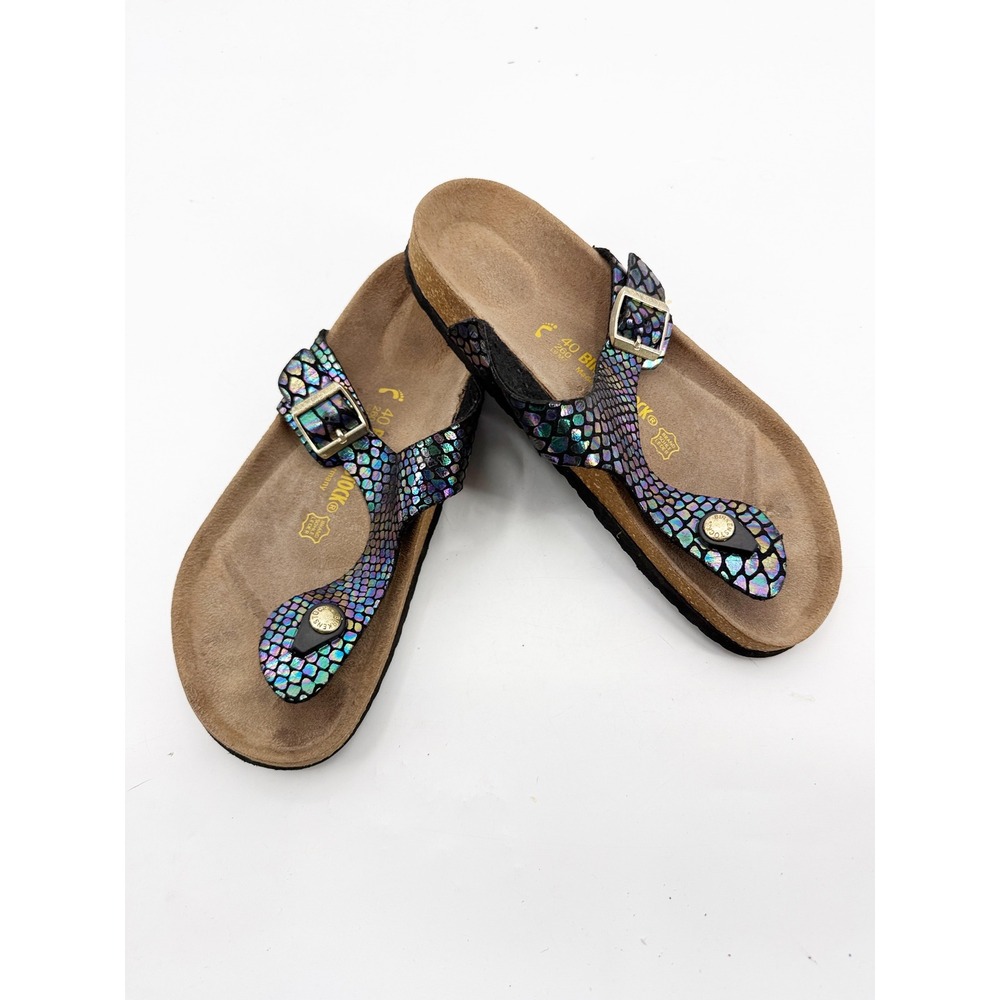 Birkenstock Iridescent Multicolor Gizeh Thong Sandals